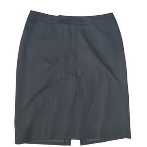 Ralph Lauren Collection Black Label Black Pencil Skirt Lined Size 8